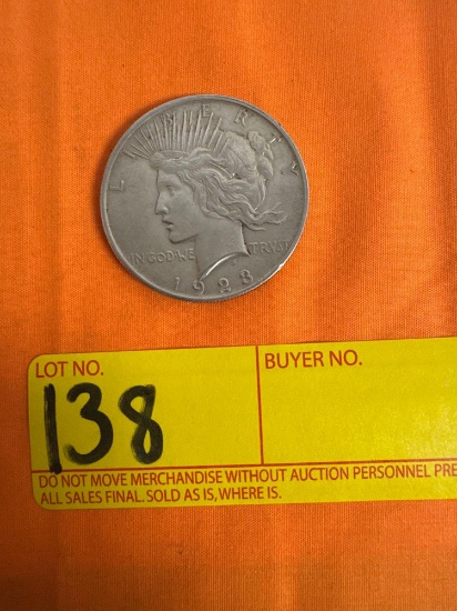 1923 Peace Silver Dollar