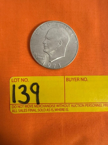 1971 Eisenhower Silver Dollar