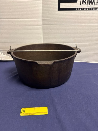 Cast Iron Dutch Oven, No Lid