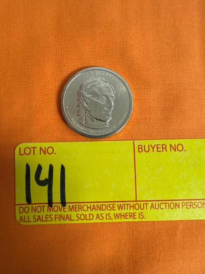 John Tyler One Dollar Coin
