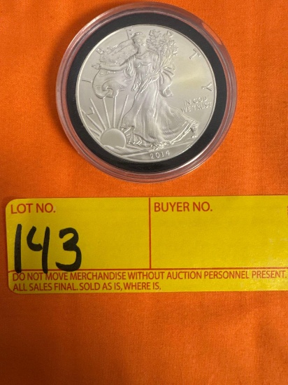 2014 Liberty 1 Oz Fine Silver One Dollar