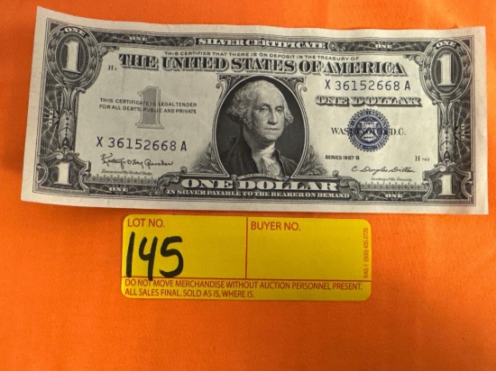 1957 Series B One Dollar Silver Certificate