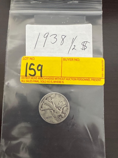 1938 Walking Liberty Half Dollar