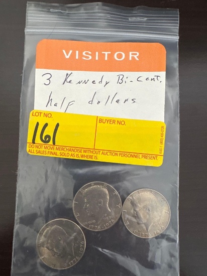Kennedy Bicentennial Half Dollars (3)