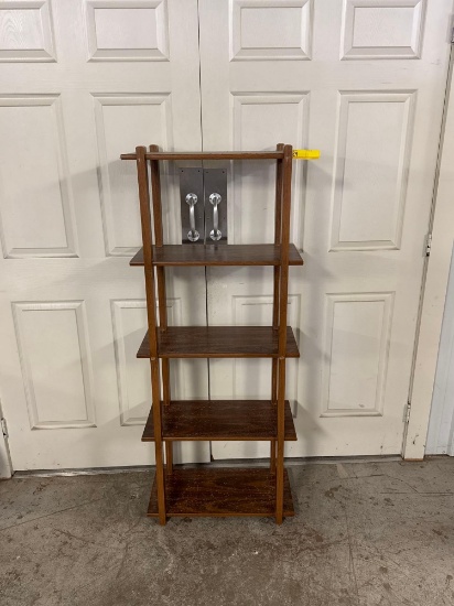 Five Tier Wooden Shelf Unit