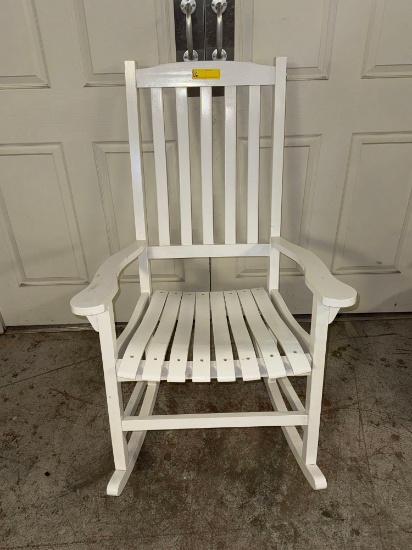 White Rocking Chair