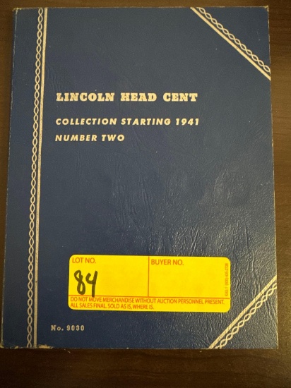 Lincoln Head Cent Collection Starting 1941