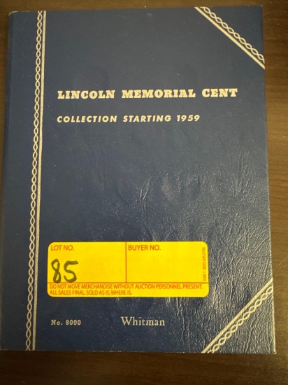 Lincoln Memorial Cent Collection Starting 1959