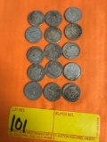 15 Roosevelt Dimes 1964 & Older