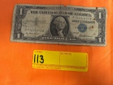 1957 Series Silver Certificate One Dollar Bill