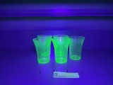 Uranium Glass Cups (5)