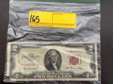 1953 Red Seal Two Dollar Bill
