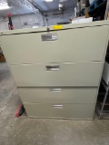 HON Four Drawer Lateral File Cabinet