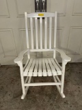 White Rocking Chair