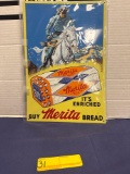 Merita Bread Metal Sign single sided