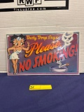 1998 Betty Boop NO Smoking Sign