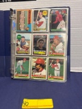 Binder of Sports Cards