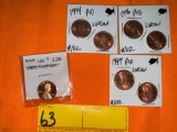 1980 & 1990s Lincoln Cents