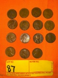 Lincoln Wheat Cents (15)
