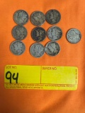 1930s Mercury Head Dimes