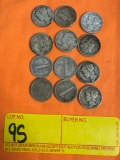 1940s Mercury Head Dimes