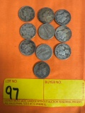 1940s Mercury Head Dimes