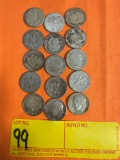 15 Roosevelt Dimes 1964 & Older