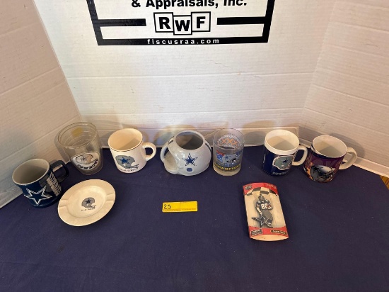 Dallas Cowboys Mugs, Cups, Ashtray & more!