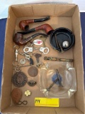 Key chains, Pipe, ash trays & more
