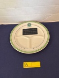 Marathon Petroleum Runner Man Divided Dinner Plate