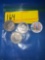 Four Kennedy Half Dollars