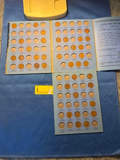 Lincoln Penny Book Incomplete