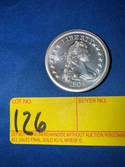 Two Troy Ounces .999 Fine Silver Round