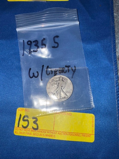 1935 S Walking Liberty Half Dollar