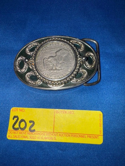 Eisenhower Dollar Belt Buckle
