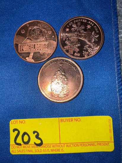 Copper One Ounce Rounds