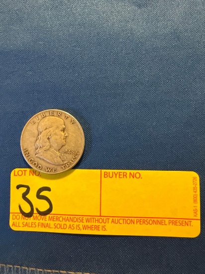 1948 Franklin Silver Half Dollar