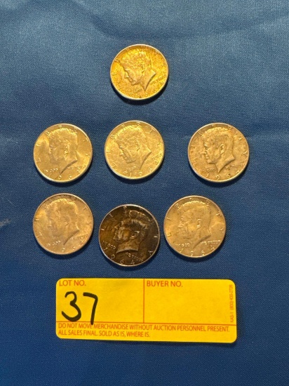 1964 Kennedy Silver Half Dollars
