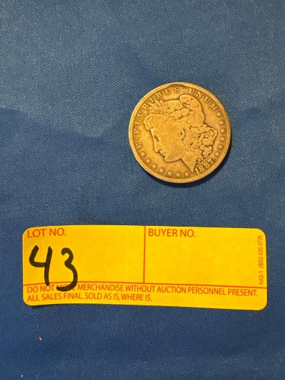 1887 S Morgan Silver Dollar