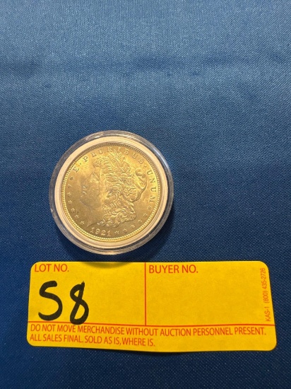 1921 Morgan Silver Dollar