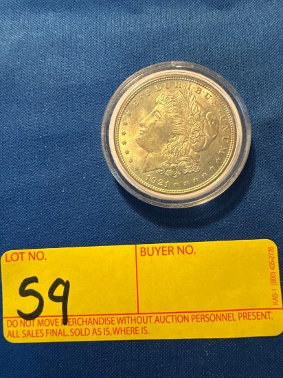 1921 Morgan Silver Dollar