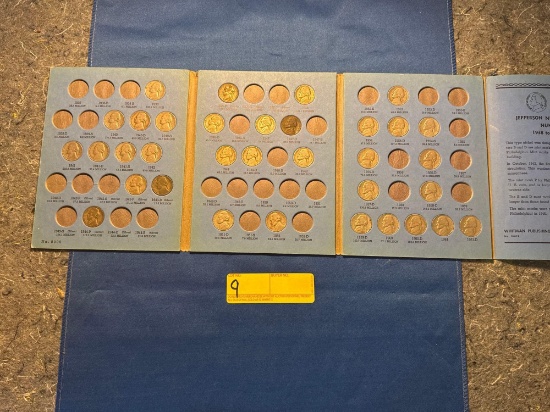 Jefferson Nickel Book Incomplete