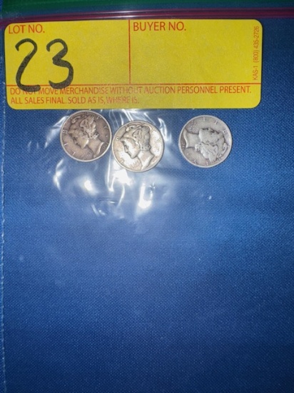 Mercury Silver Dimes