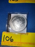 Buffalo Nickel Design One Troy Ounce Silver Round