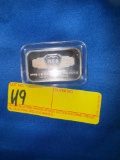 1990 One Troy ounce of .999 Fine Silver Bar