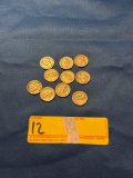 10 Silver Mercury Dimes