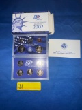 United States Mint Proof Set 2002