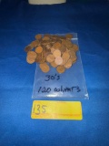 120 1930s Wheat Cents