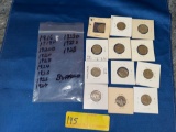 12 Buffalo Nickels