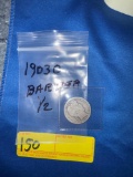 1903 O Barber Half Dollar